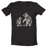 Adopt Dogs Animal Rescue Fundraiser Shirt in Black
