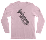 Bari Horn Long Sleeve pink Shirt