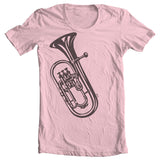 Euphonium Gifts T shirt in Pink