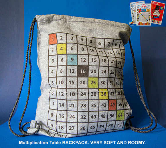 Multiplication Table Backpack with 