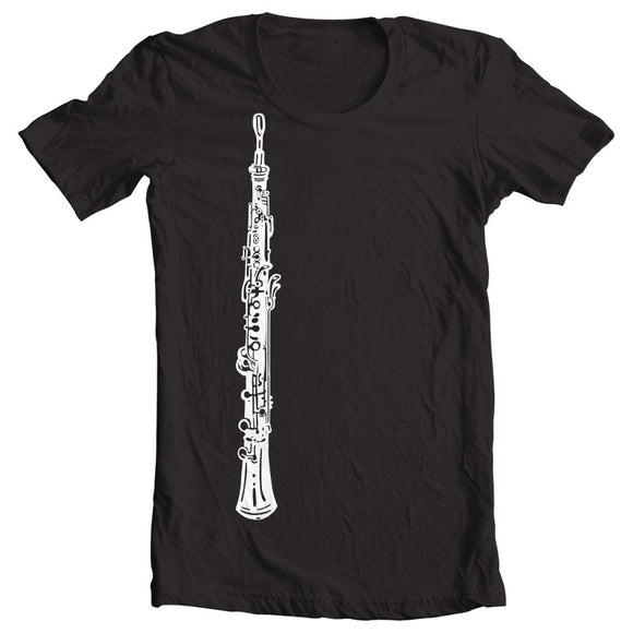 Oboe Gifts Music Instrument Shirt in Black Unusual Music Themed Gifts 