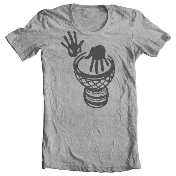 Djembe Drum Shirt in Grey Gifts for Drummers by Smart Gifts Company