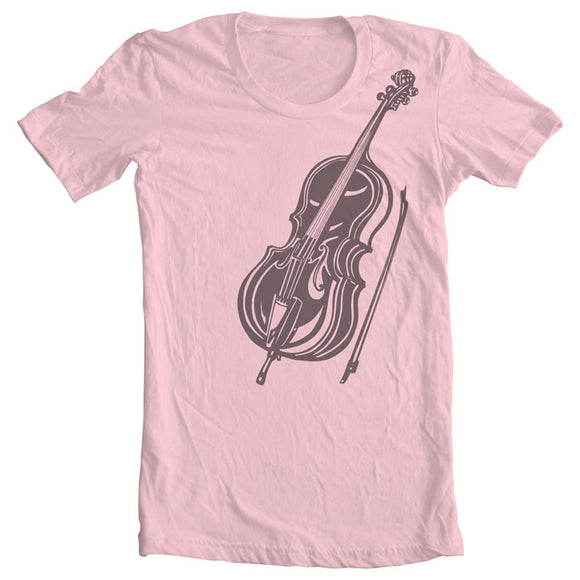 Cello Gifts for Cellist Pink Shirt Super Soft Bella Canvas Shirt 