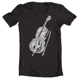Cello Gifts for Cellist Black Shirt Super Soft Bella Canvas Shirt 