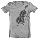 Cello Gifts for Cellist Grey Shirt Super Soft Bella Canvas Shirt 