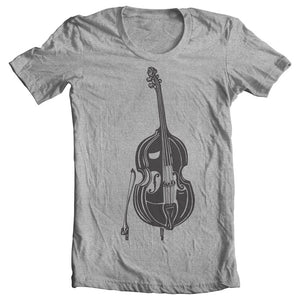 DOUBLE BASS Gifts Upright Bass T-shirt. Gift for a Musician Teacher Student. Orchestra Jazz Blues Rockabilly Band Music Bass