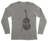 DOUBLE BASS Gifts Upright Bass T-shirt. Gift for a Musician Teacher Student. Orchestra Jazz Blues Rockabilly Band Music Bass